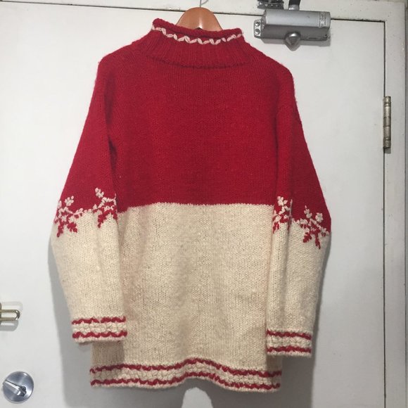 VINTAGE EXPRESS TRICOT CHUNKY KNIT WOOL SWEATERS SIZE M - Picture 5 of 8